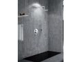 Built-in shower, mixer, round rain cover Ø 25 cm - RIOJA CHROME
