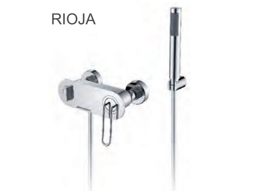 Robinetterie baignoire douche, melangeur - RIOJA CHROME