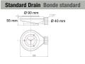 Brodzik Corian, bardzo pÅ‚aska Projekt - RINNE CORIAN