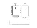 Brusebakke, i Corian ® - PLATOS XL