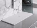 Receveur de douche, vacuation centrale - CENTRO XL Corian 