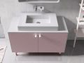 Wastafel, 50 x 100 cm, in Corian Â® - CUADRO 50