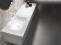 Håndvask, 50 x 100 cm, i Corian ® - CURVADA 45