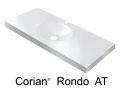 Rund vasketop Ø 36 cm, 50 x 10 cm, i Corian ® - RONDO 36