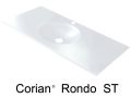 Rund vasketop Ø 36 cm, 50 x 10 cm, i Corian ® - RONDO 36