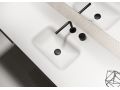 Plan vasque postform, 50 x 100 cm,  en Corian  - FORMADO 50