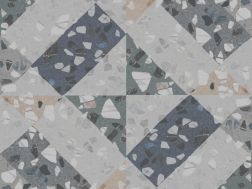 Terrazzo Decor 3 - 20x20 cm - Carrelage de sol, motifs traditionnel