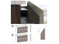 Deux tiroirs, pour double vasques, hauteur 48 cm, meuble sous vasque - KYRYA L43