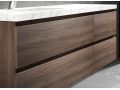 Trois tiroirs : 2 suprieur et un infrieur, hauteur 64 cm, meuble sous vasque - KYRYA L30