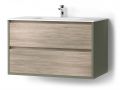 Une porte, hauteur 64 cm, meuble sous vasque - KYRYA L27 Gauche