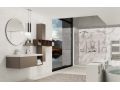 Trois portes, hauteur 64 cm, meuble sous lavabo - KYRYA L21