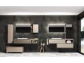 Trois portes, hauteur 64 cm, meuble sous lavabo - KYRYA L21