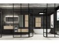 Trois portes, hauteur 64 cm, meuble sous lavabo - KYRYA L21