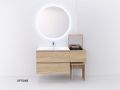 Ensemble Meuble __plus__ vasque __plus__ miroir - VALENCIA 2T