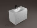 Ensemble Meuble __plus__ vasque __plus__ miroir - VALENCIA 2T