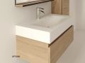 Ensemble Meuble __plus__ vasque __plus__ miroir - VALENCIA 1T