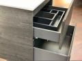 Wastafelmeubel met dubbele wastafel 120 - 140 cm __plus__ 4 lades __plus__ spiegel - VALENCIA 2V