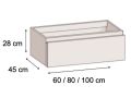 Wastafelmeubel __plus__ wastafel __plus__ spiegel - VALENCIA REDONDO-3