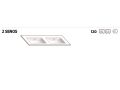 Ensemble Meuble 3 tiroirs __plus__ double vasques __plus__ miroir - BARCELONE 2VS
