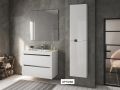 Wastafelmeubel __plus__ wastafel __plus__ spiegel - CADIX 45
