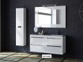 Ensemble Meuble __plus__ double vasque __plus__ miroir - CADIX 2V