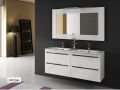 Ensemble Meuble __plus__ double vasque __plus__ miroir - CADIX 2V
