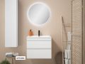 Komplet pod umywalkÄ™ z 2 szufladami __plus__ umywalka __plus__ lustro - TARRAGONE 2T White