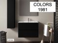 Ensemble Meuble 60 cm - 2 tiroirs __plus__ vasque __plus__ miroir - COLORS FORTY 2T