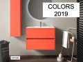Wastafelset met  60 cm - 2 lades __plus__ wastafel __plus__ spiegel - COLORS FORTY 2T