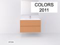 Komplet pod umywalkÄ™ z  80 cm - 2 szufladami __plus__ umywalka __plus__ lustro - COLORS FORTY 2T