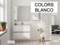 Ensemble Meuble 80 cm - 2 tiroirs __plus__ vasque __plus__ miroir - COLORS FORTY 2T