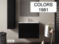 VaskesÃ¦t med  100 cm - 2 skuffer __plus__ hÃ¥ndvask __plus__ spejl - COLORS FORTY 2T
