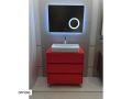 Komplet pod umywalkę z  80 cm - 3 szufladami __plus__ umywalka __plus__ lustro - COLORS FORTY 3T