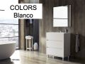 Komplet pod umywalkę z  80 cm - 3 szufladami __plus__ umywalka __plus__ lustro - COLORS FORTY 3T