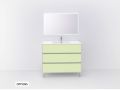 Komplet pod umywalkę z  80 cm - 3 szufladami __plus__ umywalka __plus__ lustro - COLORS FORTY 3T