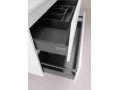 Komplet pod umywalkę z  80 cm - 3 szufladami __plus__ umywalka __plus__ lustro - COLORS FORTY 3T