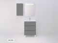 Komplet pod umywalkę z  80 cm - 3 szufladami __plus__ umywalka __plus__ lustro - COLORS FORTY 3T