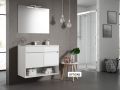 Zestaw szafek 2-drzwiowych z wnÄ™kÄ… __plus__ umywalka __plus__ lustro - ALICANTE 2P