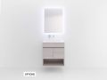 Ensemble Meuble 2 portes avec niche __plus__ vasque __plus__ miroir - ALICANTE 2P