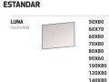 Plan de toilette, pour vasque  poser, 60 => 140 cm __plus__ vasque __plus__ miroir - MALAGA 1V