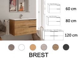 Ensemble Meuble __plus__ vasque __plus__ miroir - BREST