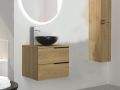Ensemble Meuble __plus__ double vasque __plus__ miroir - BREST 2V