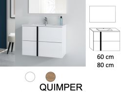 Ensemble Meuble __plus__ vasque __plus__ miroir - QUIMPER