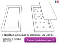 Receveur de douche, vacuation discrete - DISCRET SLATE