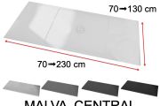 receveur de douche evacuation centrale - MALVA CENTRAL