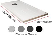 Receveur de douche, avec une air de séchage - DRYING ZONE