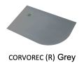 Receveur de douche, avec courbe quart de rond,  droite - CORVOREC DROIT