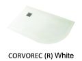 Receveur de douche, avec courbe quart de rond,  droite - CORVOREC DROIT