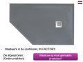 Vijfhoekige douchebak, extra plat hars - PENTAGONE LEFT