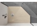 Receveur de douche pentagonal resine extra plat - PENTAGONE GAUCHE